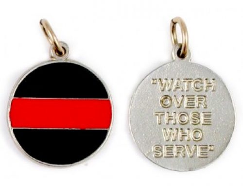 Thin Blue Line and Thin Red Line Charms