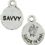 Logo tag charm