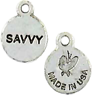 Logo tag charm