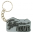Custom designed metal keyring